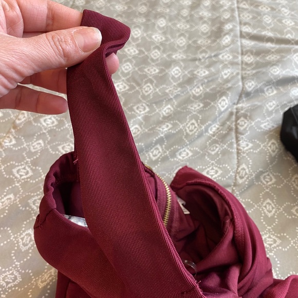 Esmerald Sundae burgundy dress. Size S - Picture 4 of 5